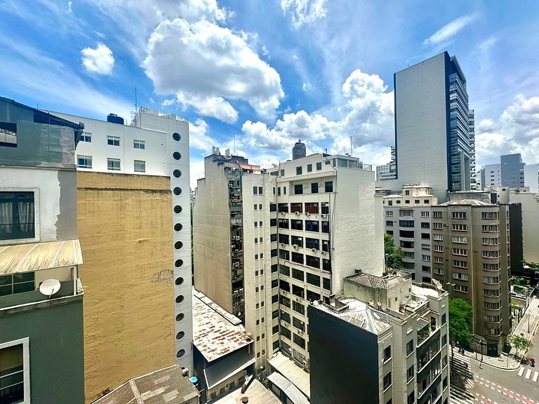 Cama QUEEEN, Rooftop c Piscina, Garagem e AR Condicionado