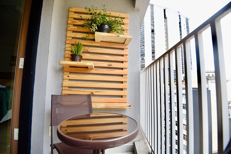 Cama QUEEEN, Rooftop c Piscina, Garagem e AR Condicionado