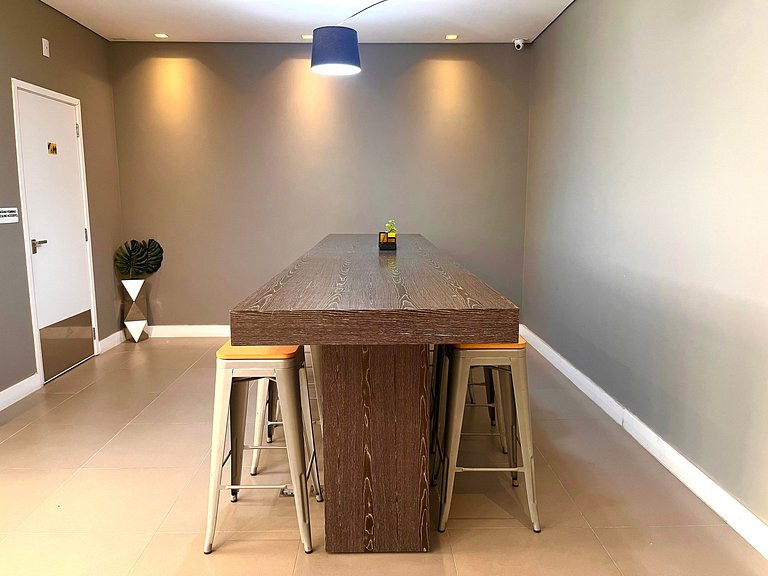 Charme em SP - Ar Condicionad e piscina no Rooftop