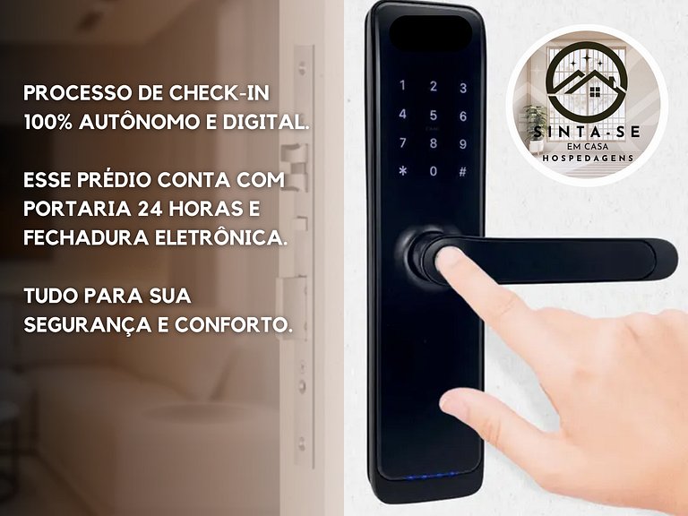 Charme em SP - Ar Condicionad e piscina no Rooftop