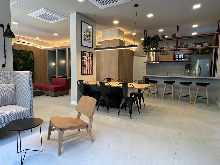 Comodidade na V Madalena - Ar e Rooftop