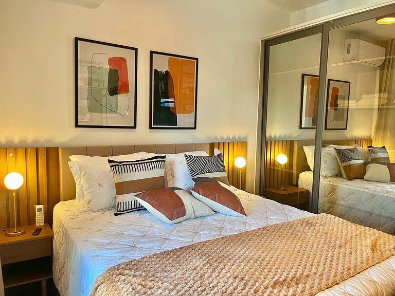 V. Madalena - Garagem, Cama Queen, A/C e Piscina - 15 min da