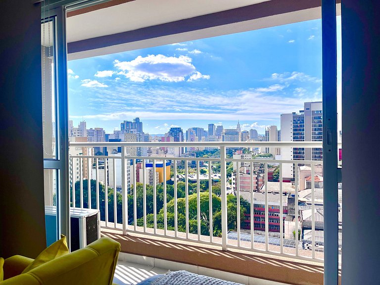 Liberdade - Incrível vista com AC e Rooftop