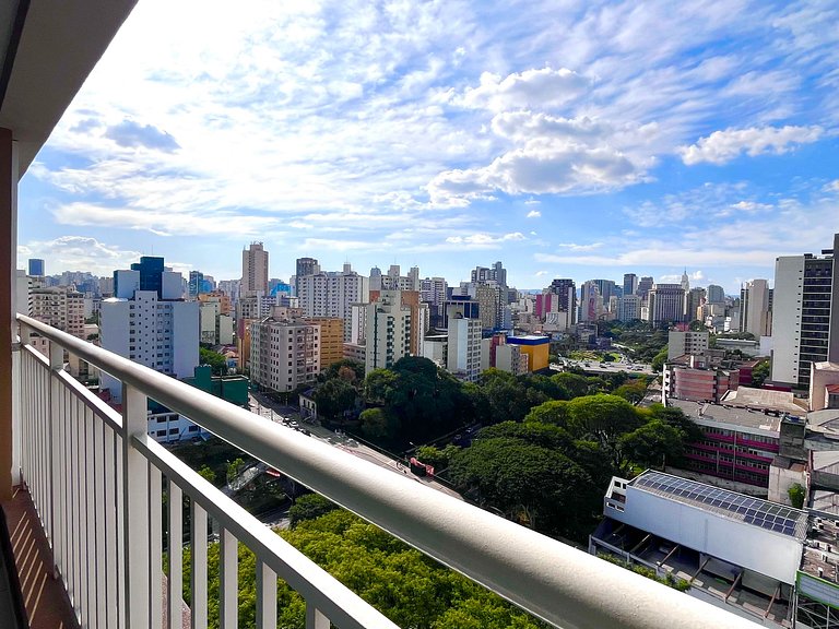 Liberdade | Incrível vista | Ar + Rooftop
