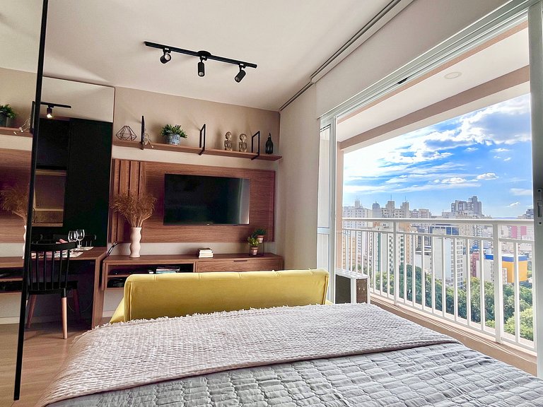 Liberdade - Incrível vista com AC e Rooftop