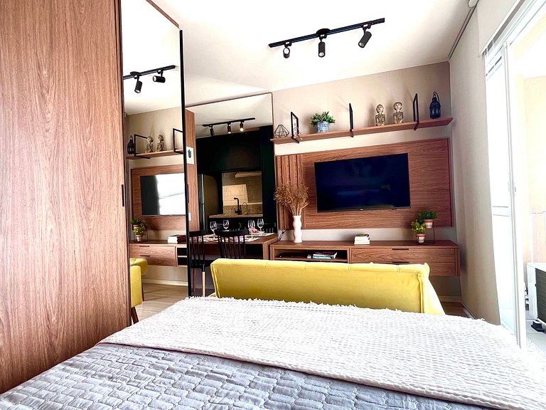 Liberdade - Incrível vista com AC e Rooftop