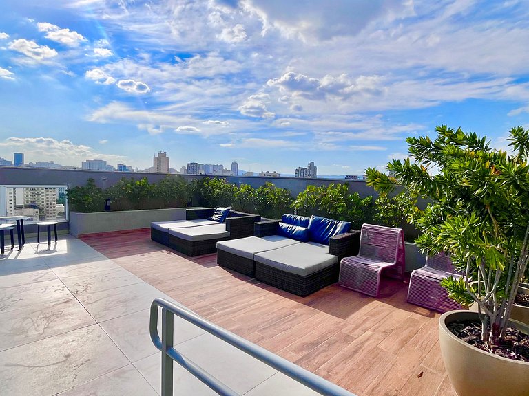 Liberdade - Incrível vista com AC e Rooftop