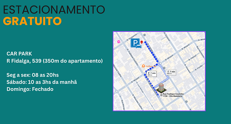 Garagem, Cama QUEEN, Ar e Piscina na V. Madalena - 15 min da