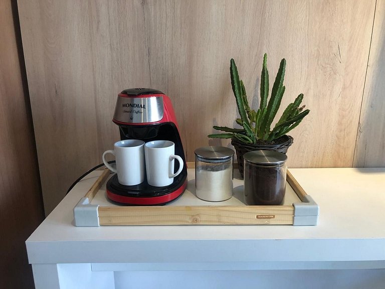 Charme em SP - Ar Condicionad e piscina no Rooftop