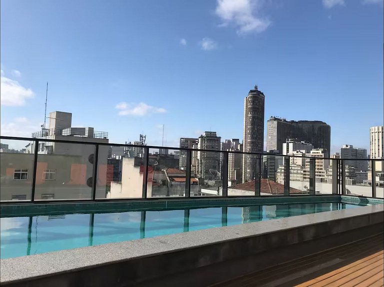 Centro Histórico | Rooftop + Ar + Piscina