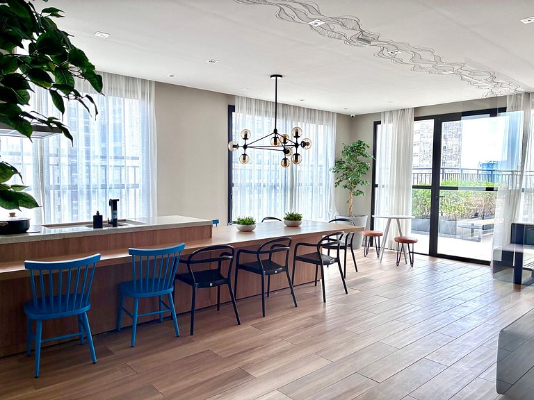 Conforto - 10 min da Av Paulista - AC e Rooftop