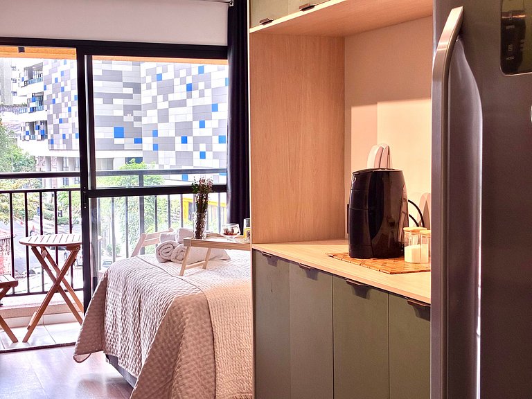 Moderno Frei Caneca| 10min Paulista + Rooftop + Ar