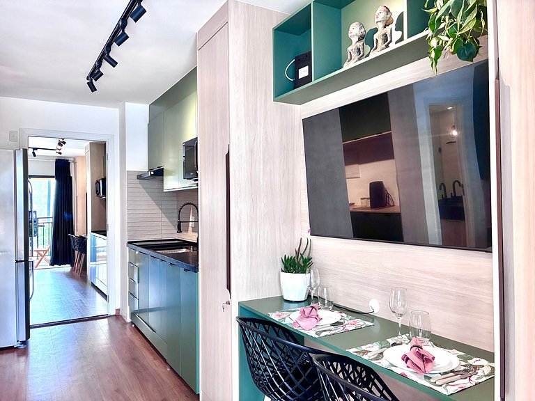 Conforto - 10 min da Av Paulista - AC e Rooftop