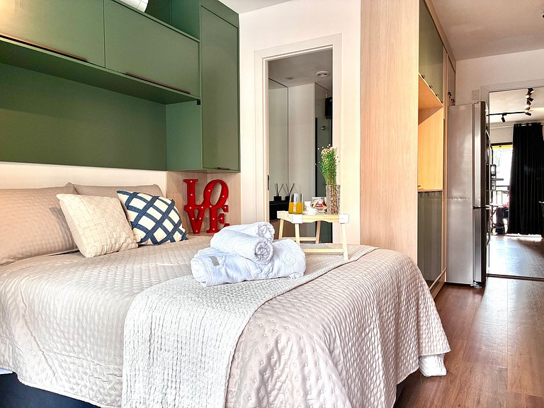 Moderno Frei Caneca| 10min Paulista + Rooftop + Ar