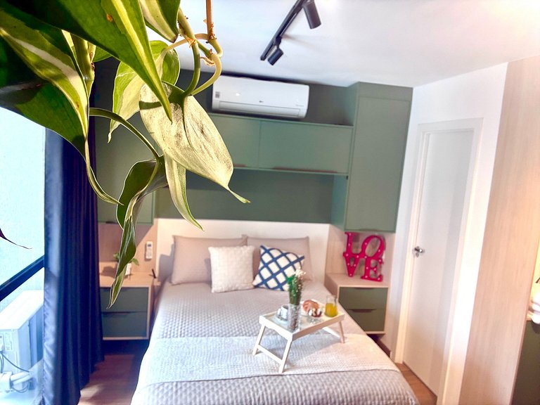 Moderno Frei Caneca| 10min Paulista + Rooftop + Ar