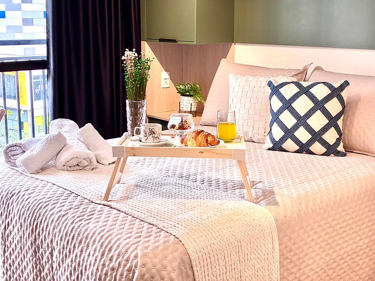 Conforto - 10 min da Av Paulista - AC e Rooftop