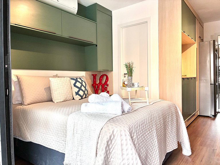 Moderno Frei Caneca| 10min Paulista + Rooftop + Ar