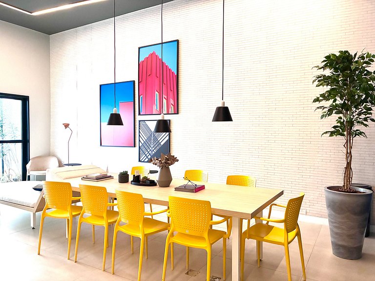 Moderno Frei Caneca| 10min Paulista + Rooftop + Ar