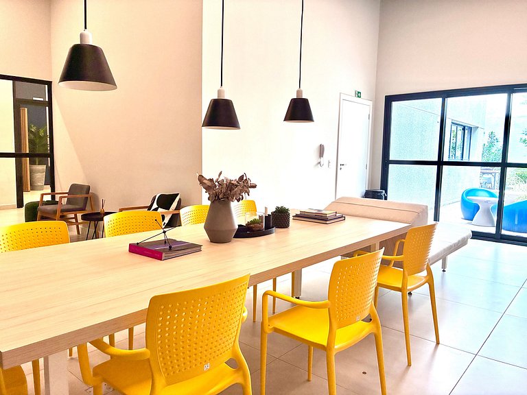 Moderno Frei Caneca| 10min Paulista + Rooftop + Ar