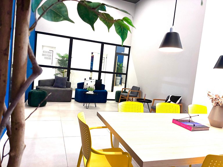 Shopping Frei Caneca|10min Paulista + Rooftop + Ar