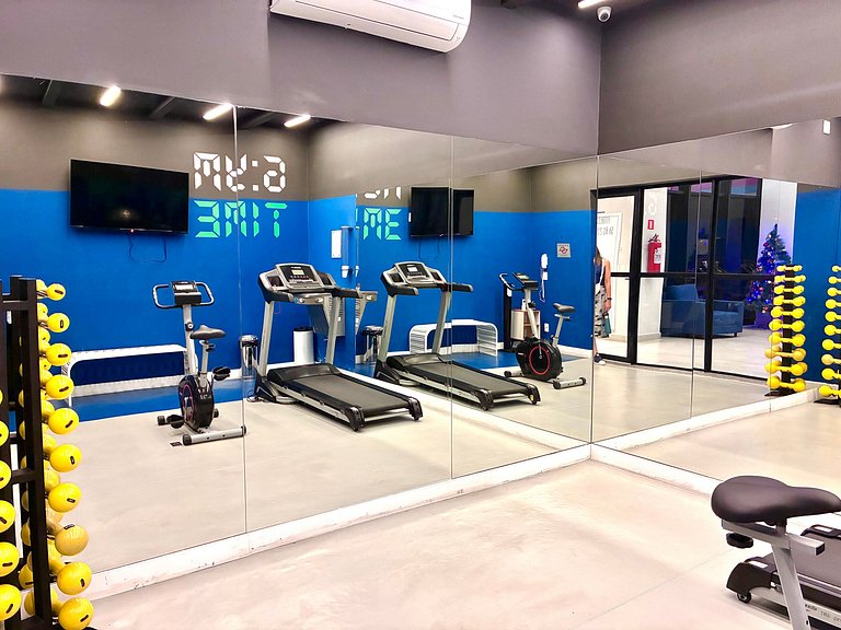 10 min da Av Paulista - AC, Rooftop e Academia