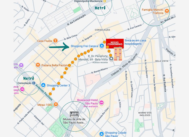 Conforto - 10 min da Av Paulista - AC e Rooftop