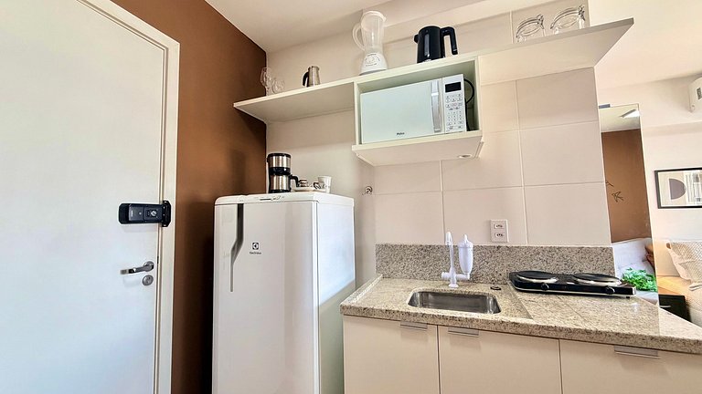 Studio Boho Liberdade| Acomoda 4 | 260m Metrô + AC