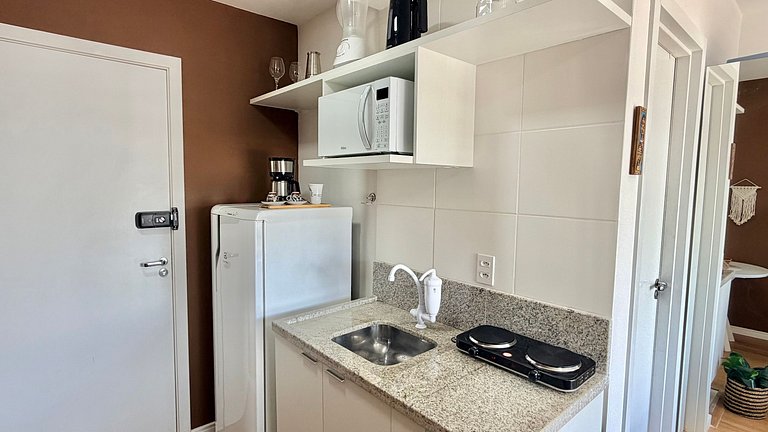 Studio Boho Liberdade| Acomoda 4 | 260m Metrô + AC