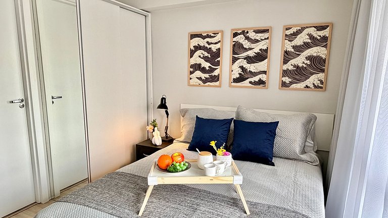 Conforto na Av. Liberdade - AC e Rooftop