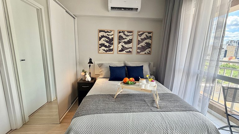 Retiro Zen na Liberdade | 200m do Metrô + Rooftop