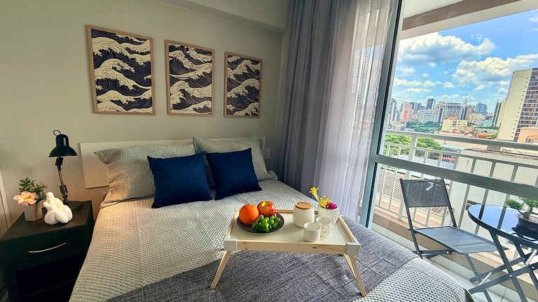 Retiro Zen na Liberdade | 200m do Metrô + Rooftop