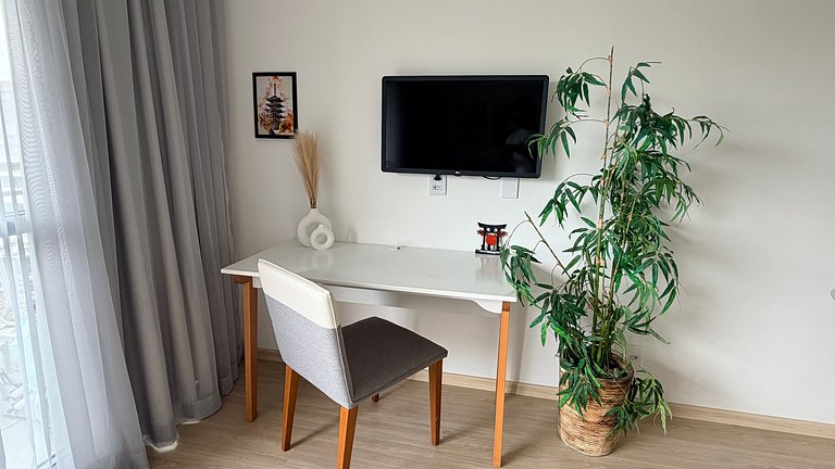 Conforto na Av. Liberdade - AC e Rooftop