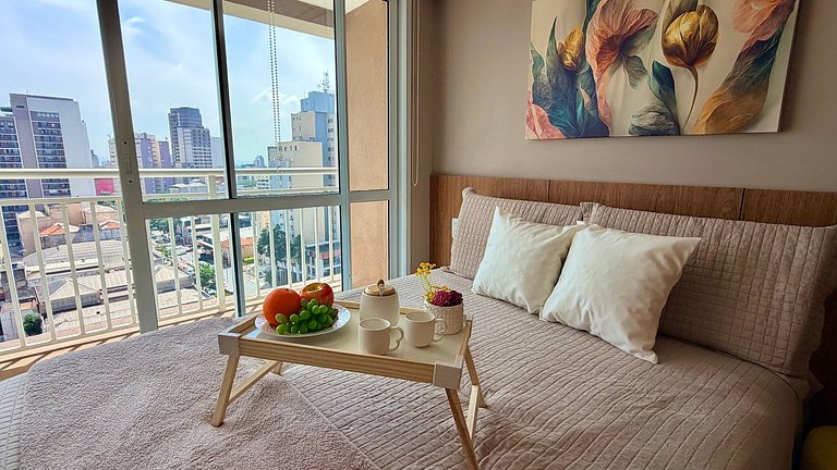 Liberdade - Incrível vista com AC e Rooftop