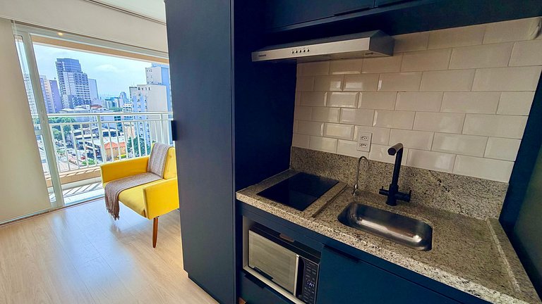 Liberdade - Incrível vista com AC e Rooftop