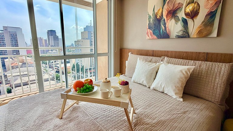 Liberdade - Incrível vista com AC e Rooftop