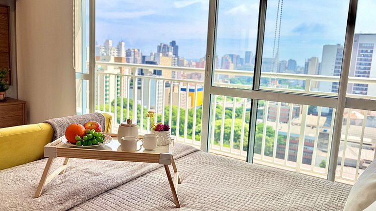 Liberdade - Incrível vista com AC e Rooftop