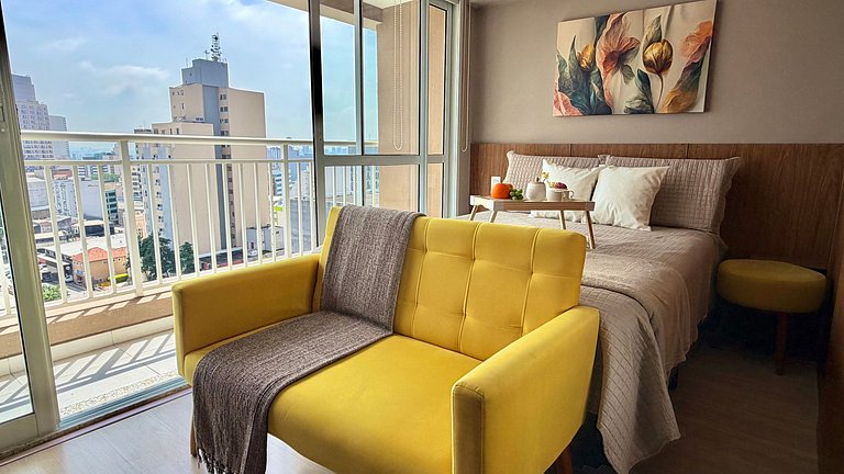 Liberdade - Incrível vista com AC e Rooftop