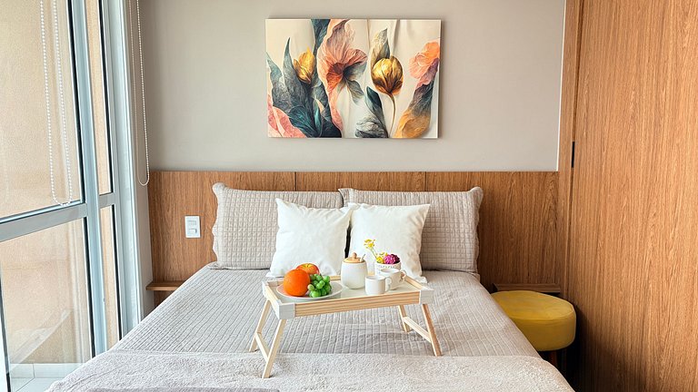 Liberdade - Incrível vista com AC e Rooftop