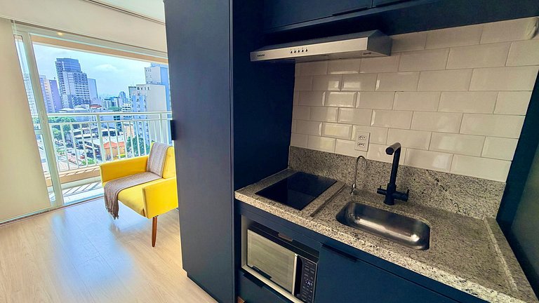 Liberdade - Incrível vista com AC e Rooftop