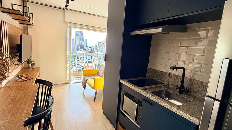 Liberdade - Incrível vista com AC e Rooftop