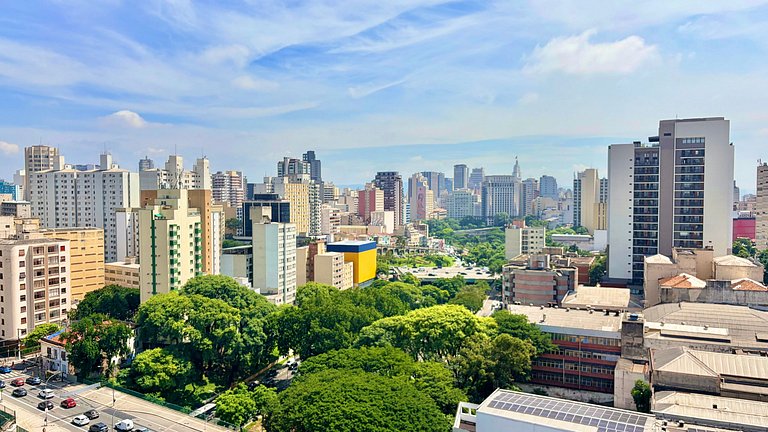 Liberdade - Incrível vista com AC e Rooftop