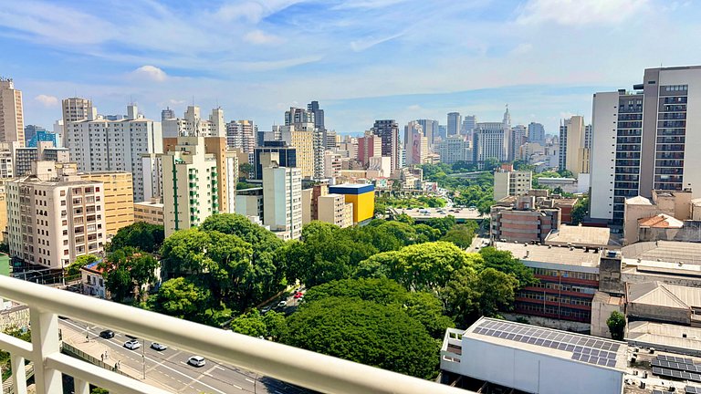 Liberdade | Incrível vista | Ar + Rooftop