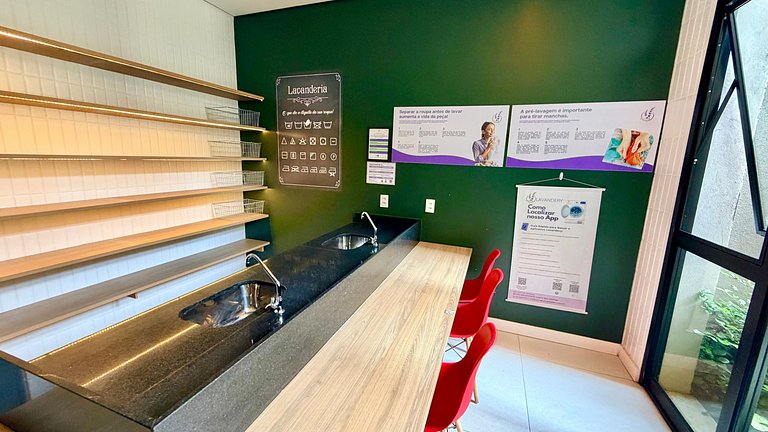 Comodidade na V Madalena - Ar e Rooftop