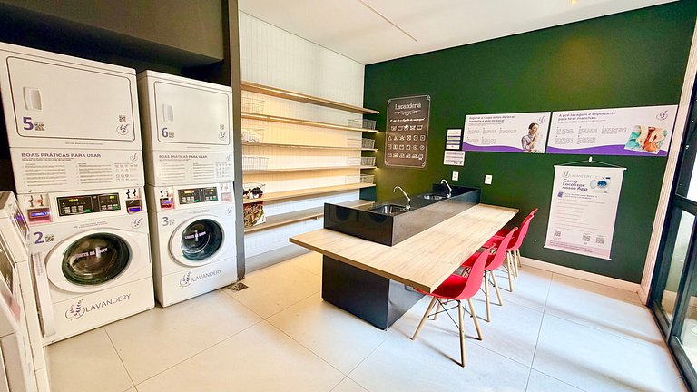 Comodidade na V Madalena - Ar e Rooftop