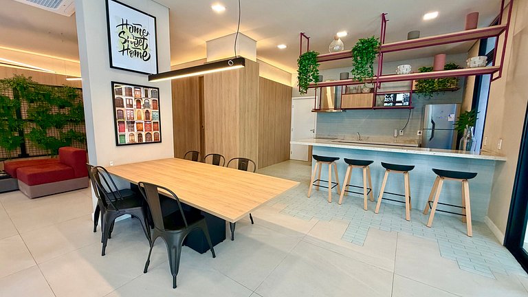 Comodidade na V Madalena - Ar e Rooftop