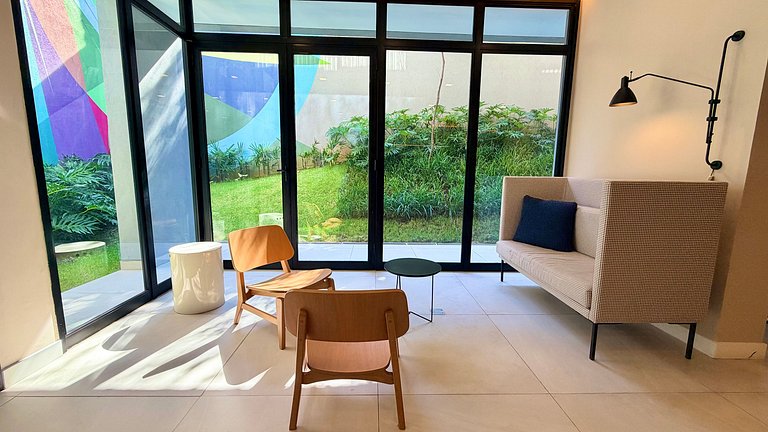 Comodidade na V Madalena - Ar e Rooftop