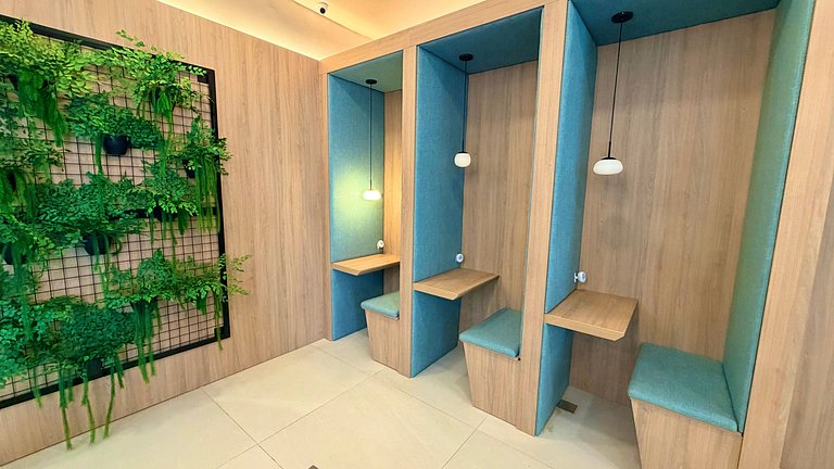 Comodidade na V Madalena - Ar e Rooftop