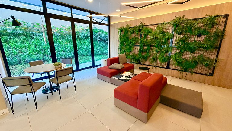 Comodidade na V Madalena - Ar e Rooftop