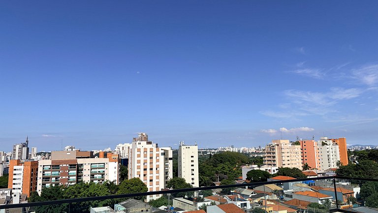 Comodidade na V Madalena - Ar e Rooftop