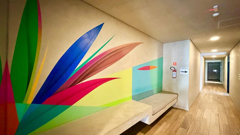 Comodidade na V Madalena - Ar e Rooftop